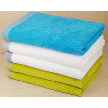 (BC-TB1006) Toalla de baño de felpa colorida 100% algodón de venta caliente